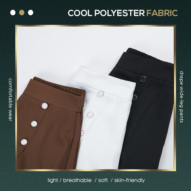 47% OFF🔥- [Comfy and Cool] Stylish Pleated Wide-leg Pants